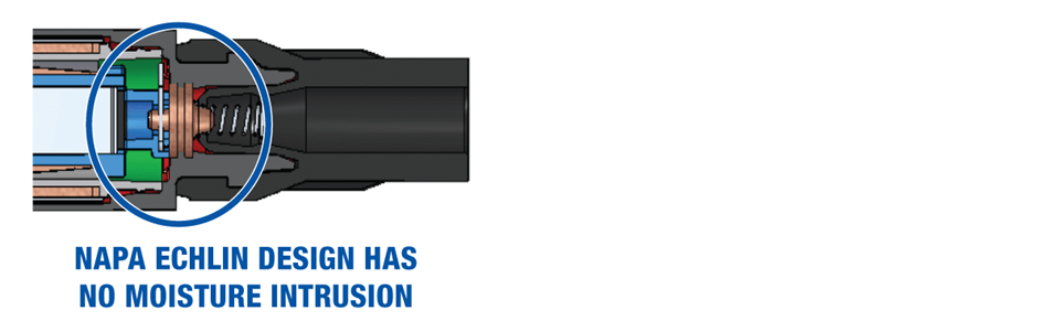 One-Piece Design, No O-ring